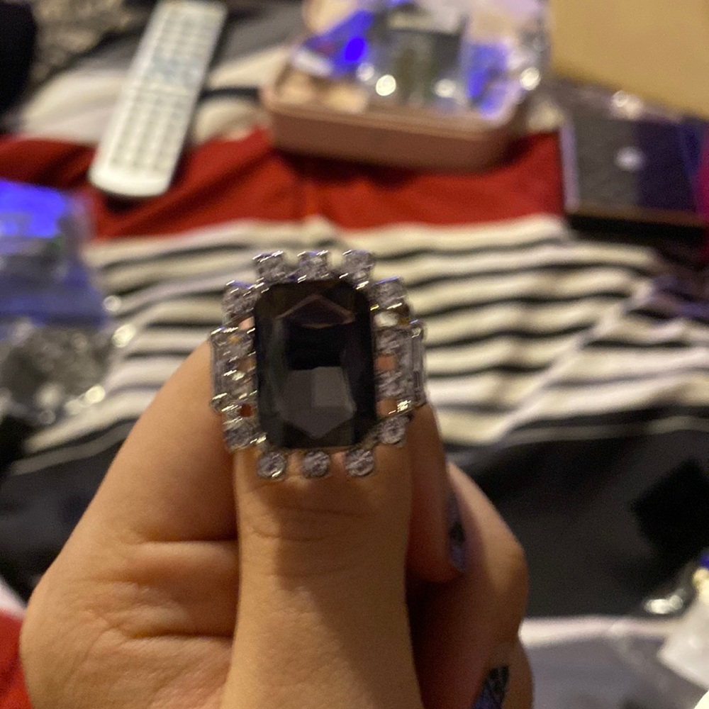 Grey Stone with White Stones